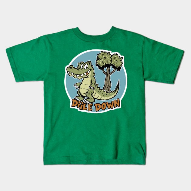 Dile Down Kids T-Shirt by OldSchoolRetro